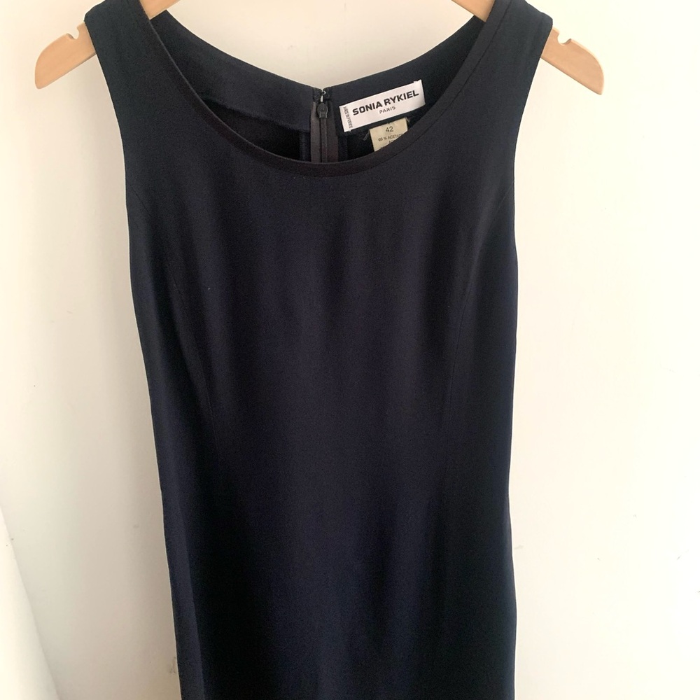 Sonia Rykiel Elegant Navy straight dress